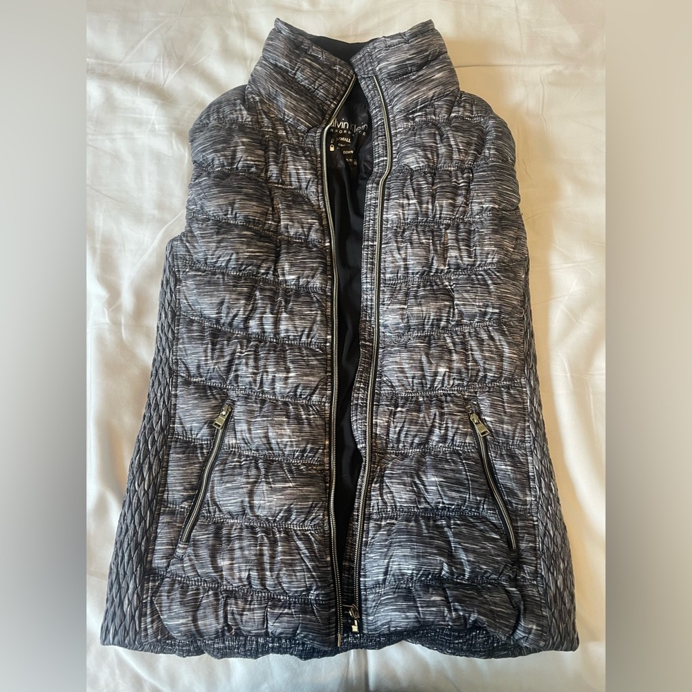 Calvin Klein Gray Puffer Vest